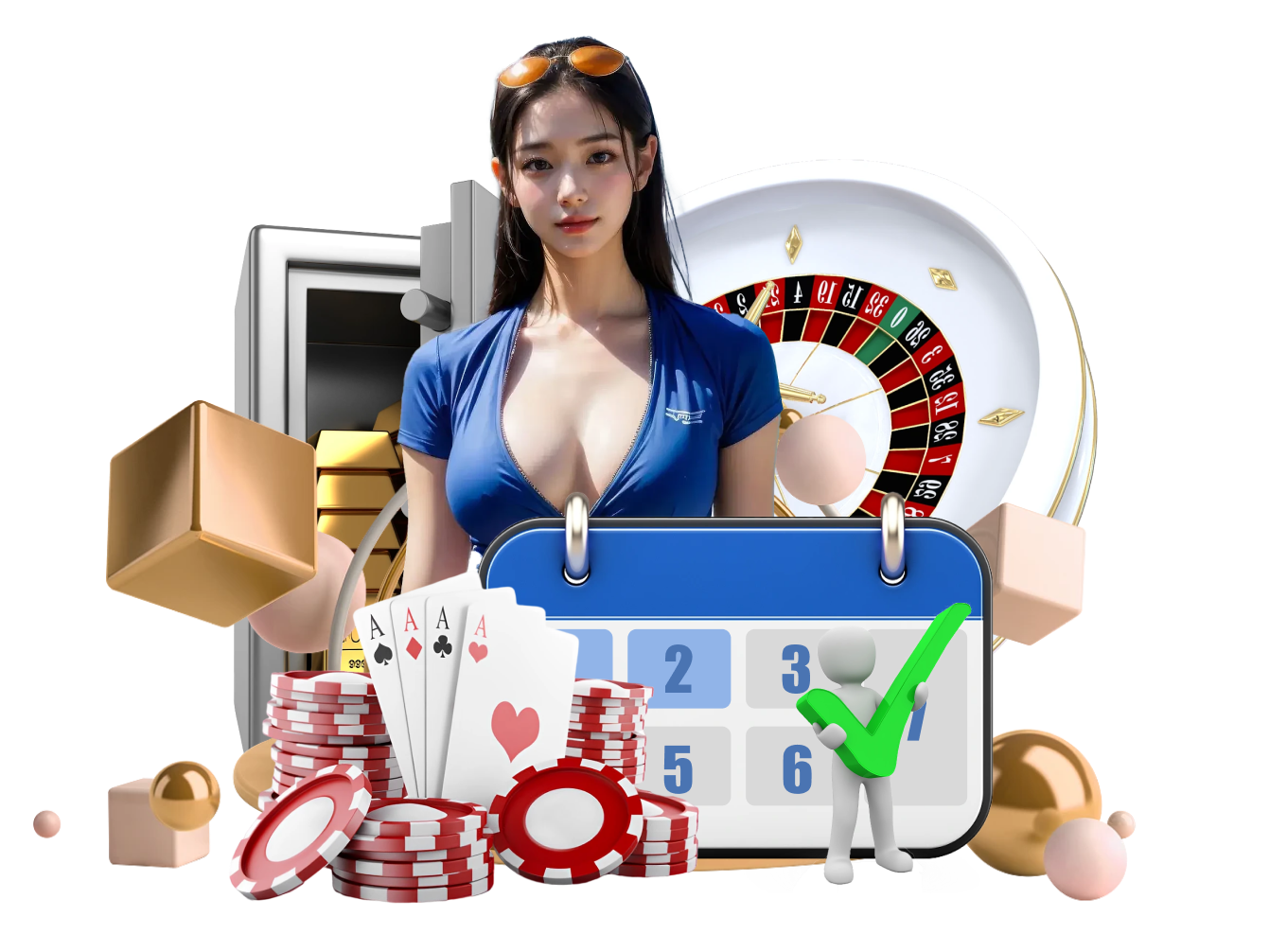 Live casino draw timer display
